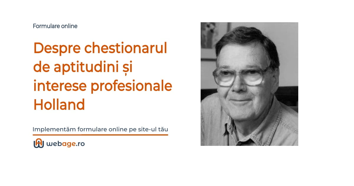 Despre chestionarul de aptitudini și interese profesionale Holland