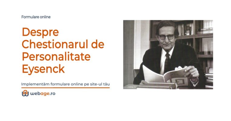 Despre chestionarul de personalitate Eysenck
