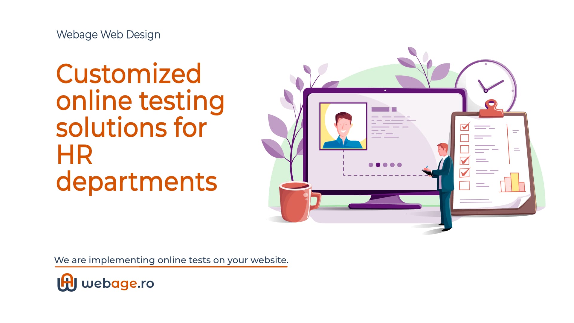 Customized online testing solutions for HR departments