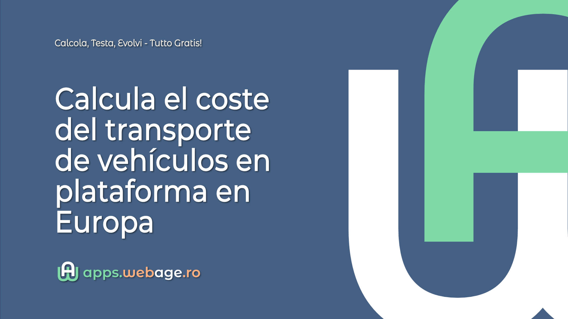 Calcula el coste del transporte de vehículos en plataforma en Europa