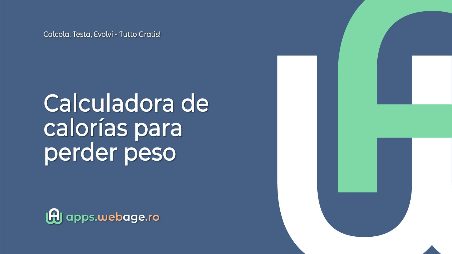 Calculadora de calorías para perder peso