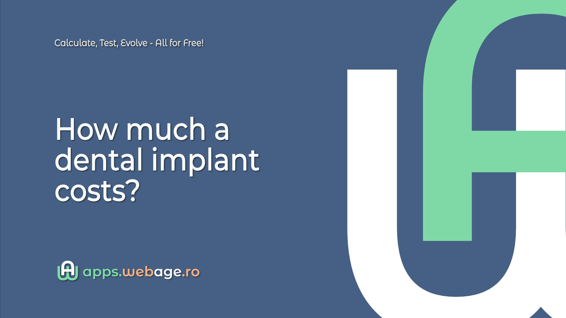 How much a dental implant costs