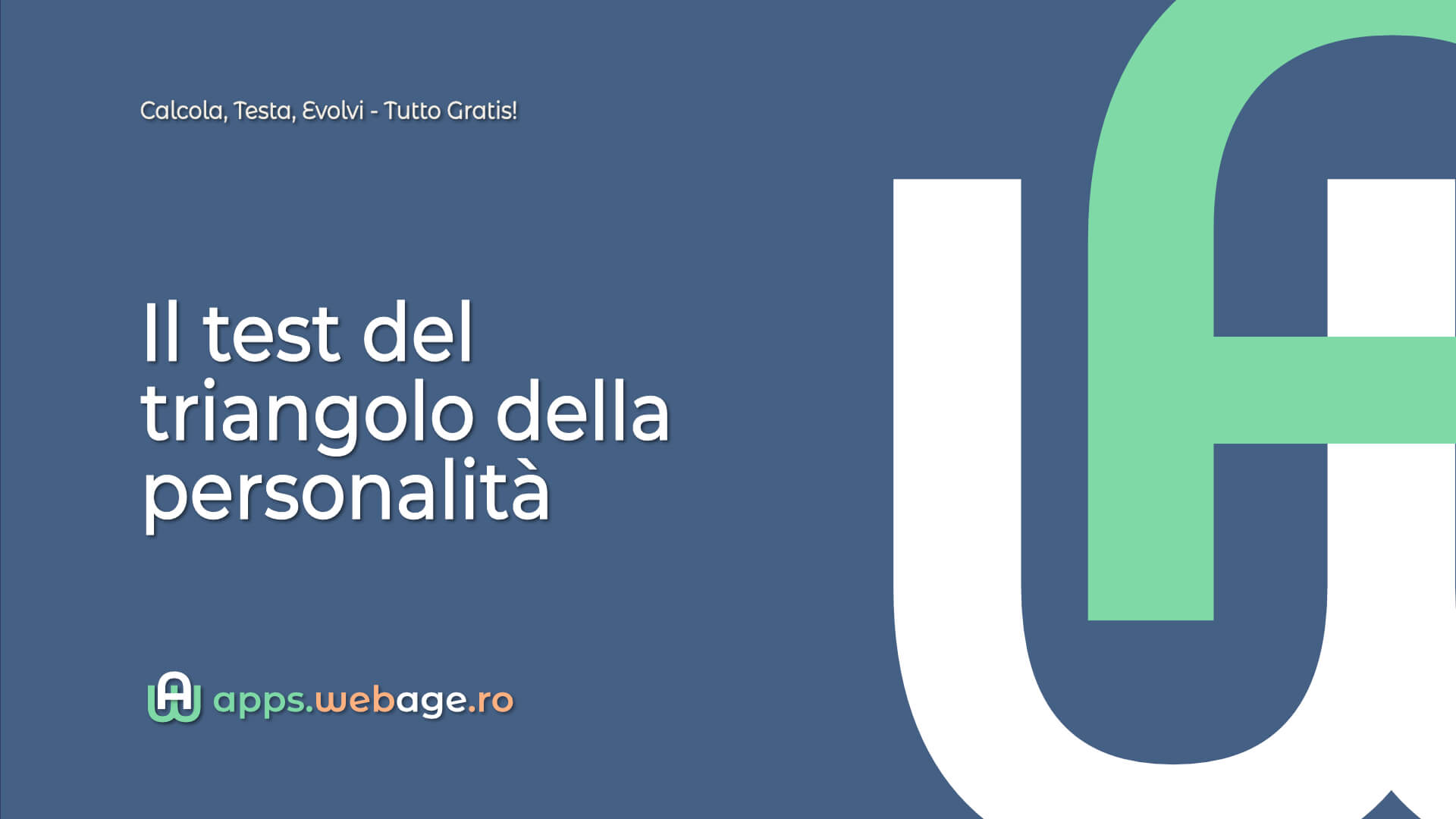 Il test del triangolo della personalità