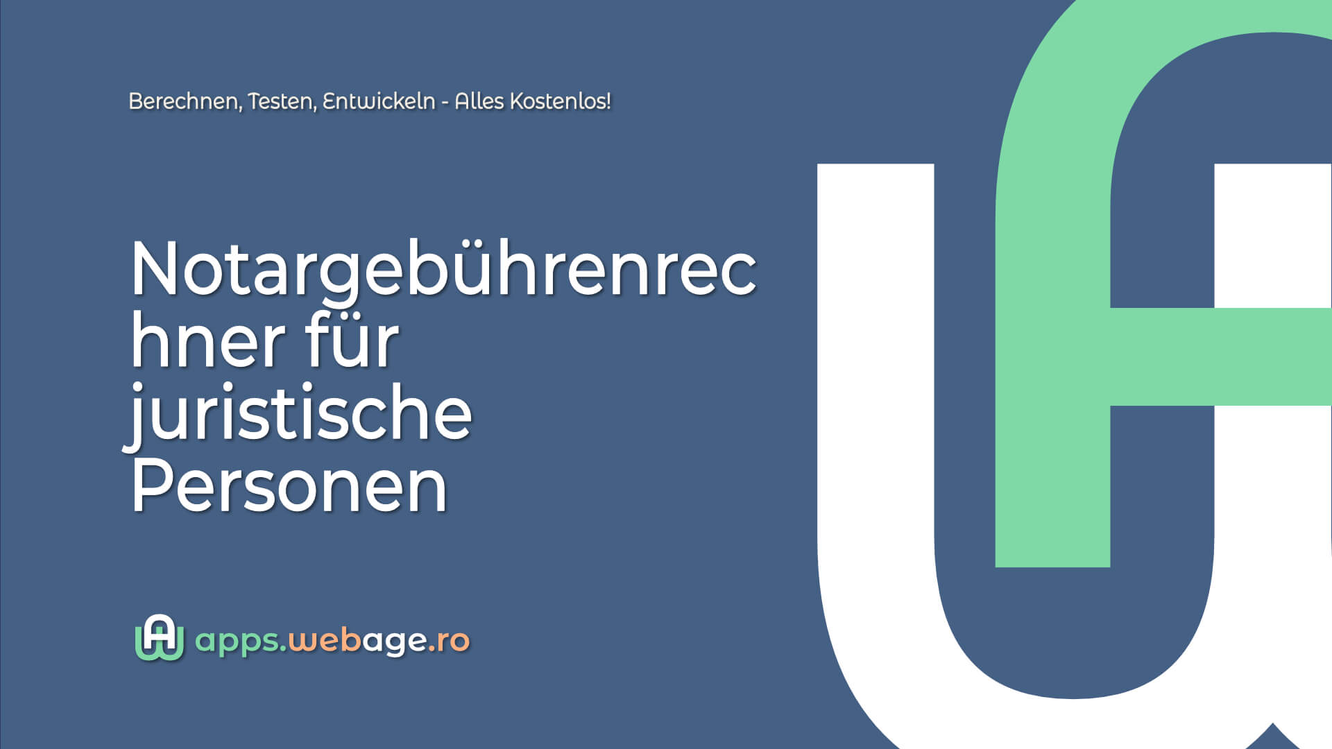Notargebührenrechner für juristische Personen