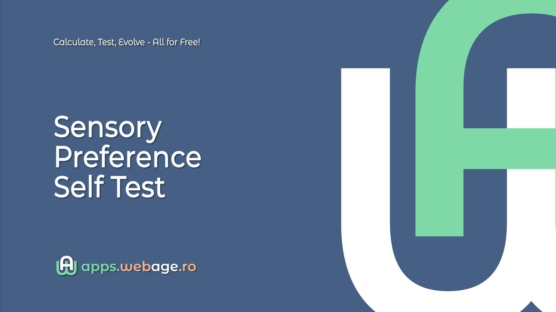 Sensory Preference Self Test