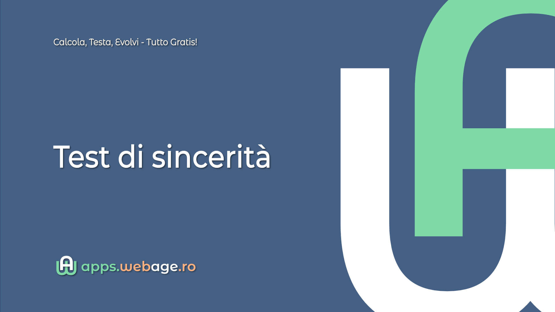 Test di sincerità