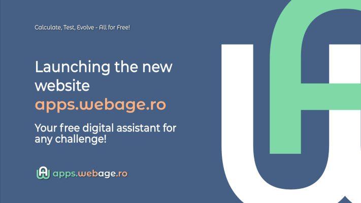 Launching the new website apps.webage.ro